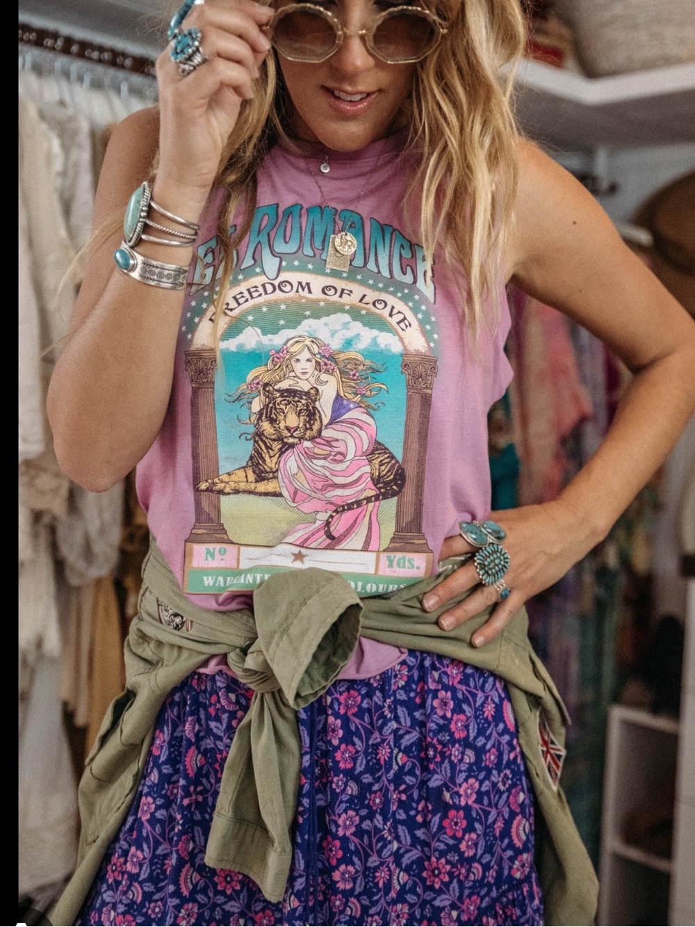 Spell El Romance Cotton Tank